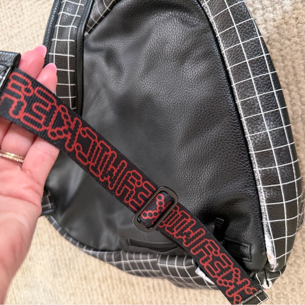 Freshly Picked X Disney Grid Pattern Black Backpack/ Diaper Bag Backpack - Picture 3 of 7